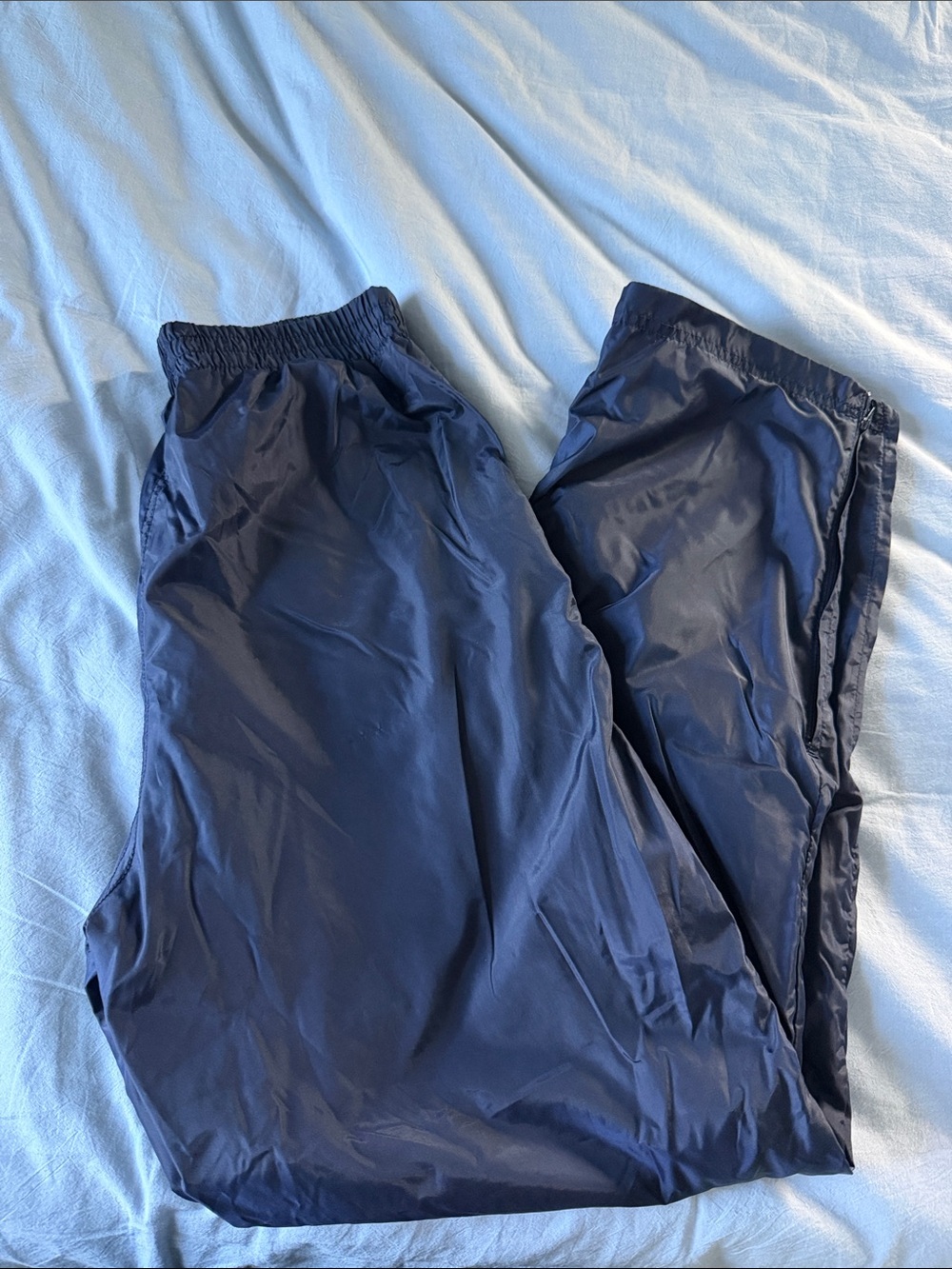 Reebok Navy Blue Men's Windbreaker Track Pants